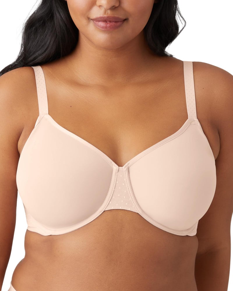 Wacoal Women's Back Appeal Minimizer Unlined Underwire Bra, Rose Dust, 34C - Image 1