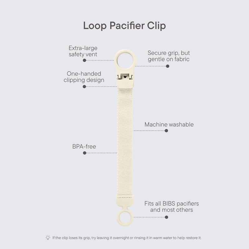 Bibs Loop Pacifier Clip - Dark Oak - Image 2