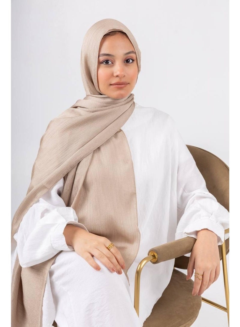 LA VELATA Dots Crinkle Chiffon Scarf - Image 2