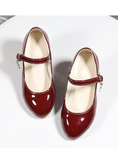 Generic New style girls high heel princess shoes performance leather shoes  - Image 2