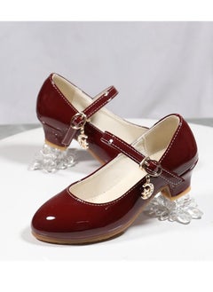 Generic New style girls high heel princess shoes performance leather shoes  - Image 5