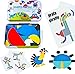 1step2dream Spanish Sight Words Jigsaw Puzzle Bilingual Learning Toy Educational Stacking and Sorting Game Geometric Pattern Blocks Tangram Puzzles - Image 2