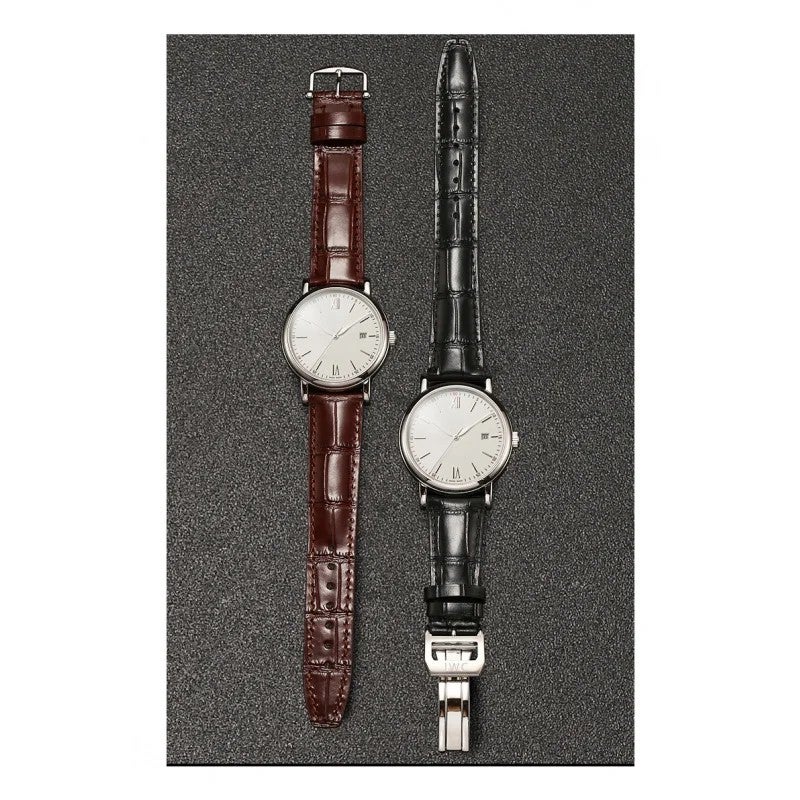Bluejw Leather Watch Band Replacement for IWC Big Pilot and Portofino – Classic Alligator Texture Genuine Leather Strap - Image 5