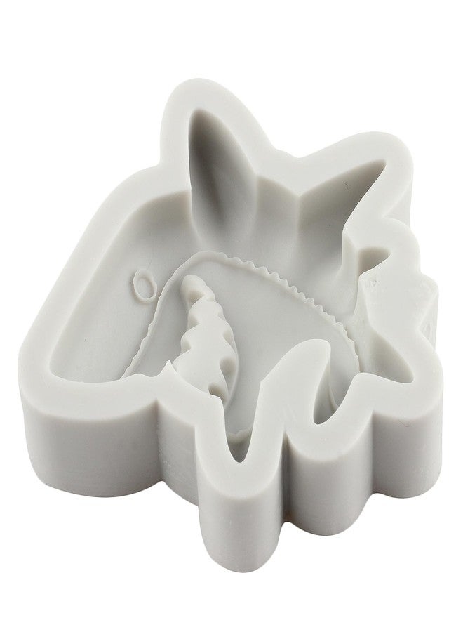 RFGHAC Shark Fondant Silicone Molds for Cake Decoration Cupcake Topper Sugar Craft Candy Chocolate Gum Paste Polymer Clay Set of 2 - Image 5