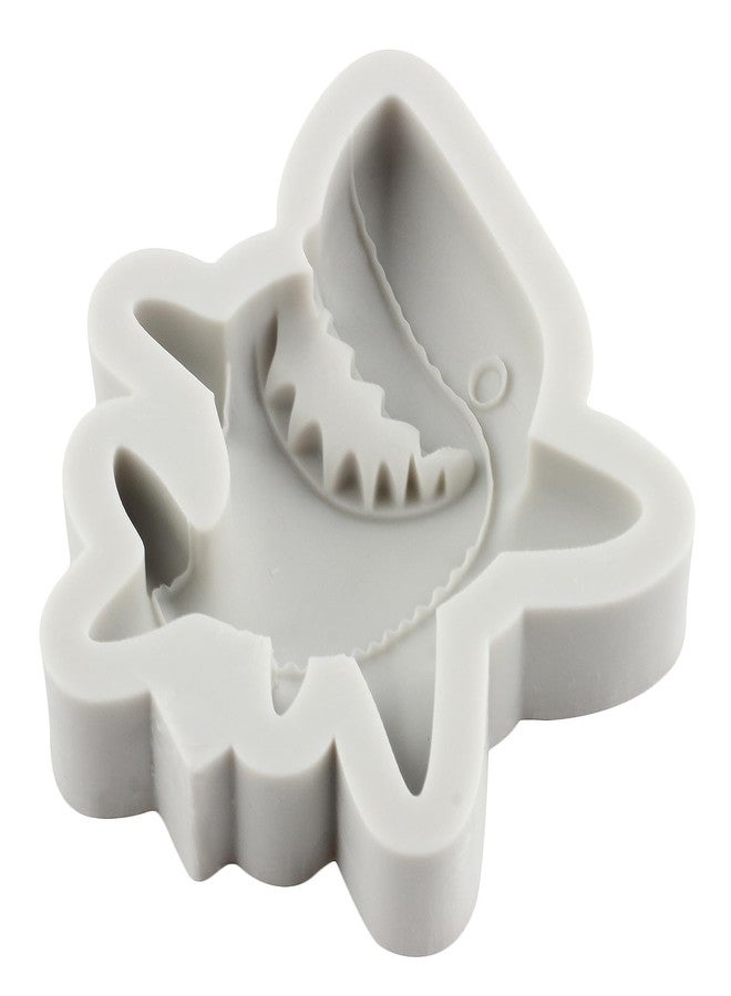 RFGHAC Shark Fondant Silicone Molds for Cake Decoration Cupcake Topper Sugar Craft Candy Chocolate Gum Paste Polymer Clay Set of 2 - Image 4
