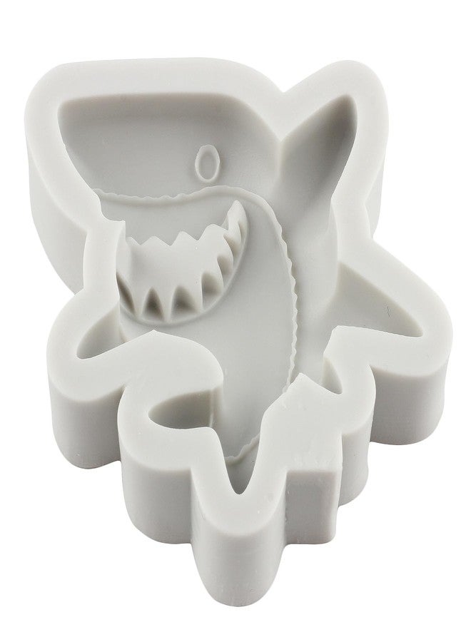 RFGHAC Shark Fondant Silicone Molds for Cake Decoration Cupcake Topper Sugar Craft Candy Chocolate Gum Paste Polymer Clay Set of 2 - Image 3