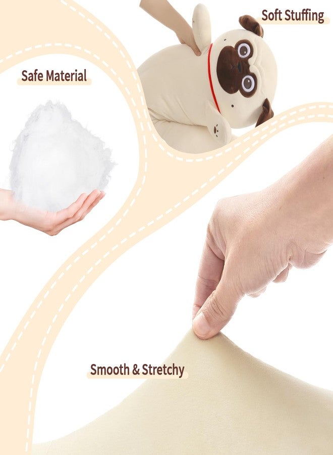 MaoGoLan Pug Stuffed Animal for Pug Lovers, 43 inch Giant Dog Plush Super Soft Body Pillow for Kids Adults Teens Girls Boys Christmas Valentine's Day Birthday - Image 5