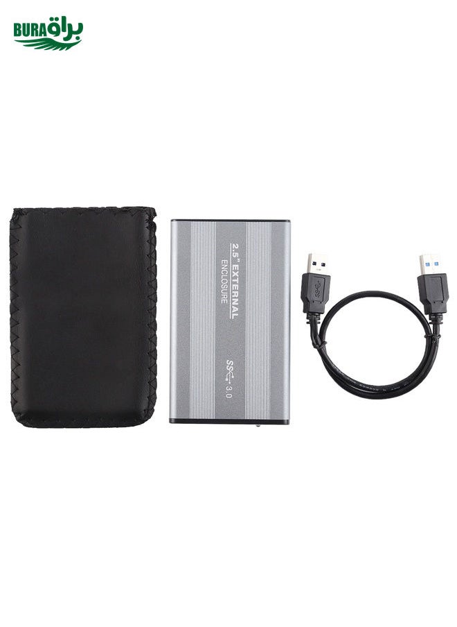 BURAQ Richwell SATA R2-SATA-250GB 250GB 2.5 inch USB3.0 Super Speed Interface Mobile Hard Disk Drive(Grey)  - Image 4