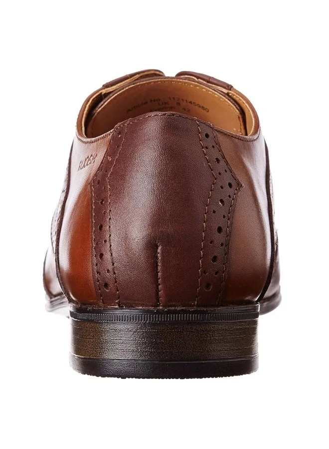 RUOSH Mens Oxford Derby Lace up Comfort Leather Work Office Formal Occasion Party Wear Premium Shoes