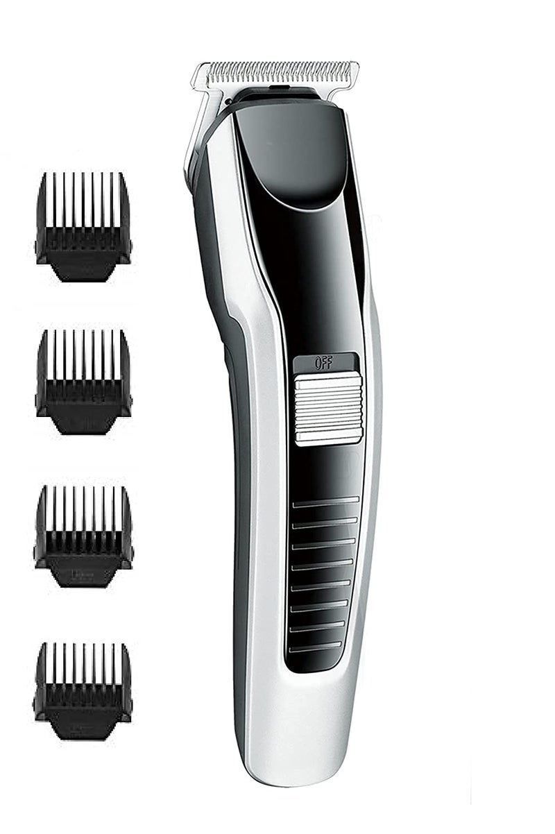 EVOLT Electric Hair trimmer for men Clipper Shaver Rechargeable Hair Machine adjustable Beard Hair Trimmer, beard trimmers, beard trimmer for men with 4 combs (Black) - Image 1