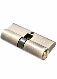LAWAZIM Lock Cylinder with 5 Keys -60mm- Brass Core Security Lock with Zinc-Plated Surface, Easy Install Keyed Cylinder Lock for Doors, Durable & Anti-Rust Design for Homeowners Managers & Contractors  - Image 2