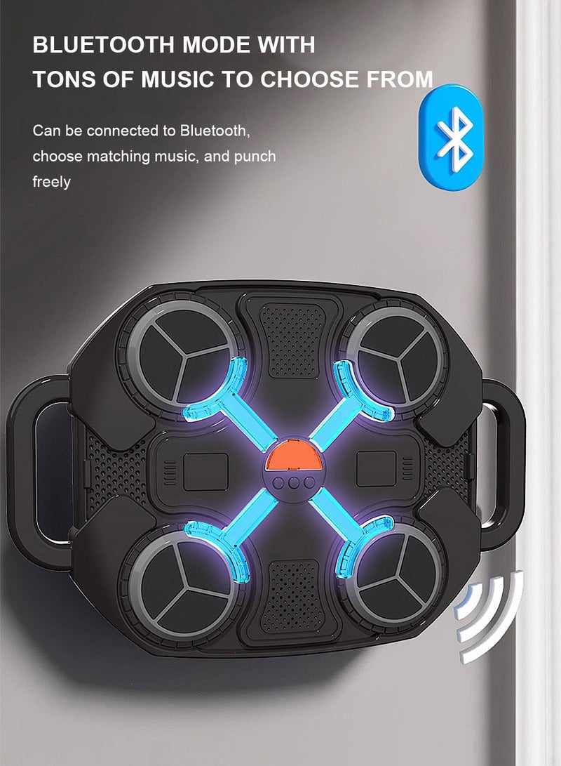ما بيبي آلة الملاكمة الموسيقية، آلة الملاكمة الموسيقى المثبتة على الحائط، لعبة الملاكمة المثبتة على الحائط بلوتوث، آلة الملاكمة الموسيقية بلوتوث للأطفال - Image 2