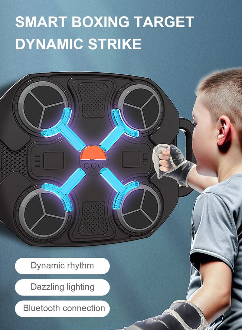 ما بيبي آلة الملاكمة الموسيقية، آلة الملاكمة الموسيقى المثبتة على الحائط، لعبة الملاكمة المثبتة على الحائط بلوتوث، آلة الملاكمة الموسيقية بلوتوث للأطفال - Image 3