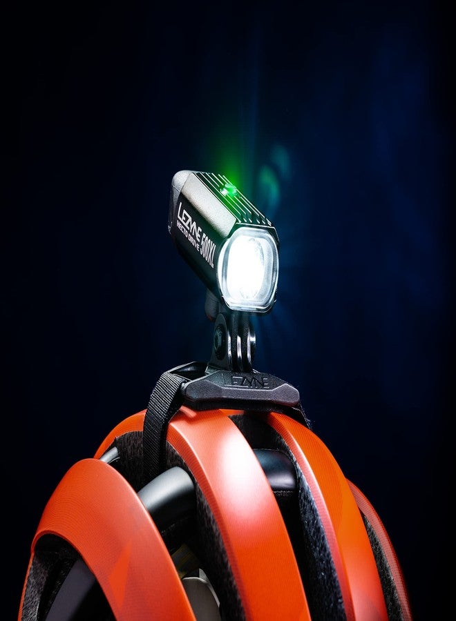 LEZYNE Hecto Drive 500XL Front Compact Bicycle Light, Helmet Kit, 500 Lumen, Aluminum Housing, Road, Mountain, Gravel Bike, USB Rechargeable| Includes GoPro Style Mount | CNC-Machined Aluminum - Image 5