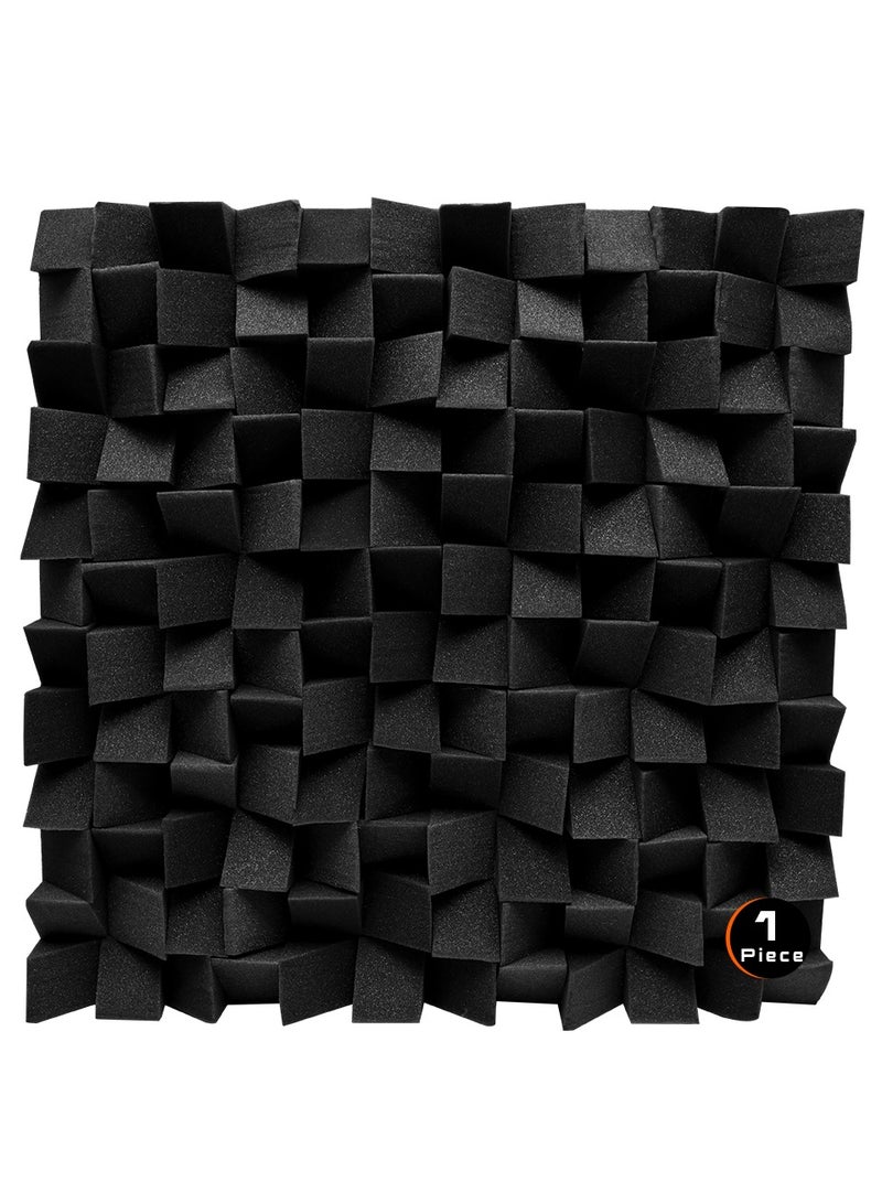 Acoustic Motion Acoustic Foam panels "60 x 60 x 8 cm" 3D Diamond Panel with Self-Adhesive,Sound Proof Panels for Home, Studio,Meeting Rooms,Wall Art Foam Boards For Advanced Acoustic Room Treatment - Image 1