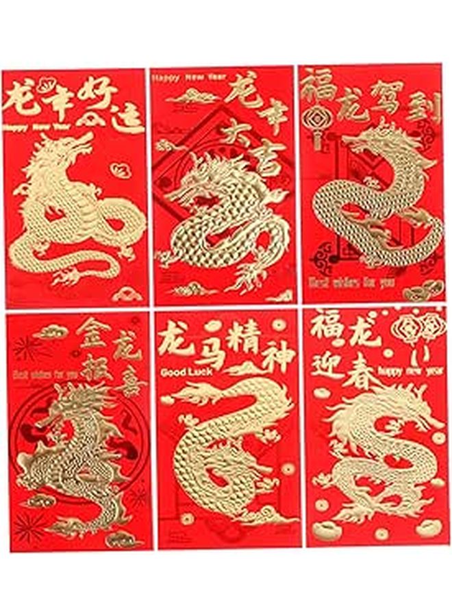 Traditional Red Envelopes 30pcs Premium Chinese New Year Wedding Festival Money Packets - Image 1