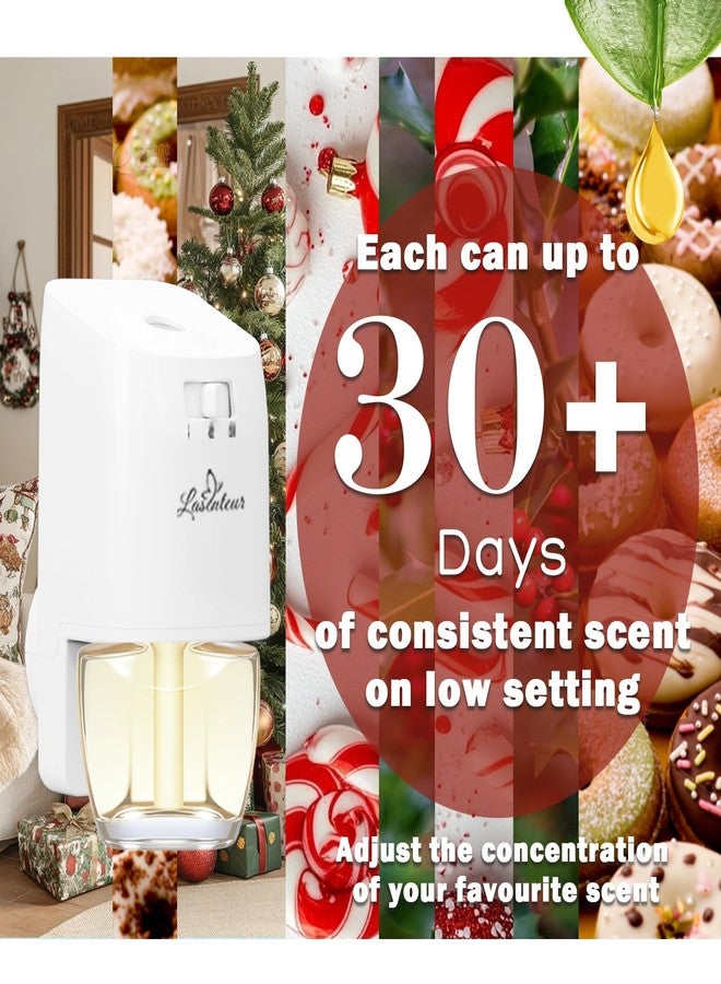 DERDUFT Plug-In Air Freshener Refills 12 Pack - Summer Scents with Sweet Home, Frosted Donut, Mistletoe, Candy Canes - Wall Plug in Refills 7.92 Fl Oz - Compatible with Air Wick & Glade - Image 4