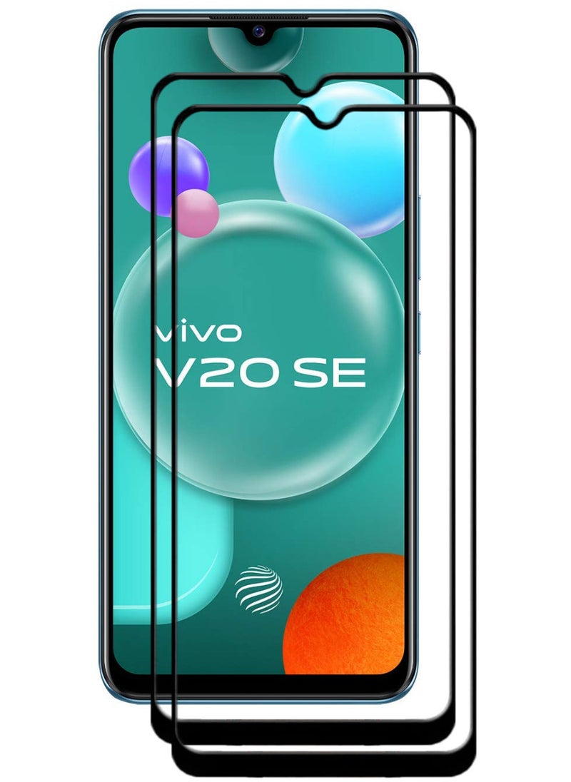 ACLIX 2 Pieces Antistatic ESD Dustproof Premium Quality High Definition Tempered Glass Screen Protector Designed For vivo V20 SE - Image 1