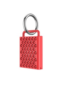 For Apple Airtag Apple Tracker Anti-lost Device Locator PC Switch Safety Lock Protective Cover-Color:Red-Applicable Model:AirTag