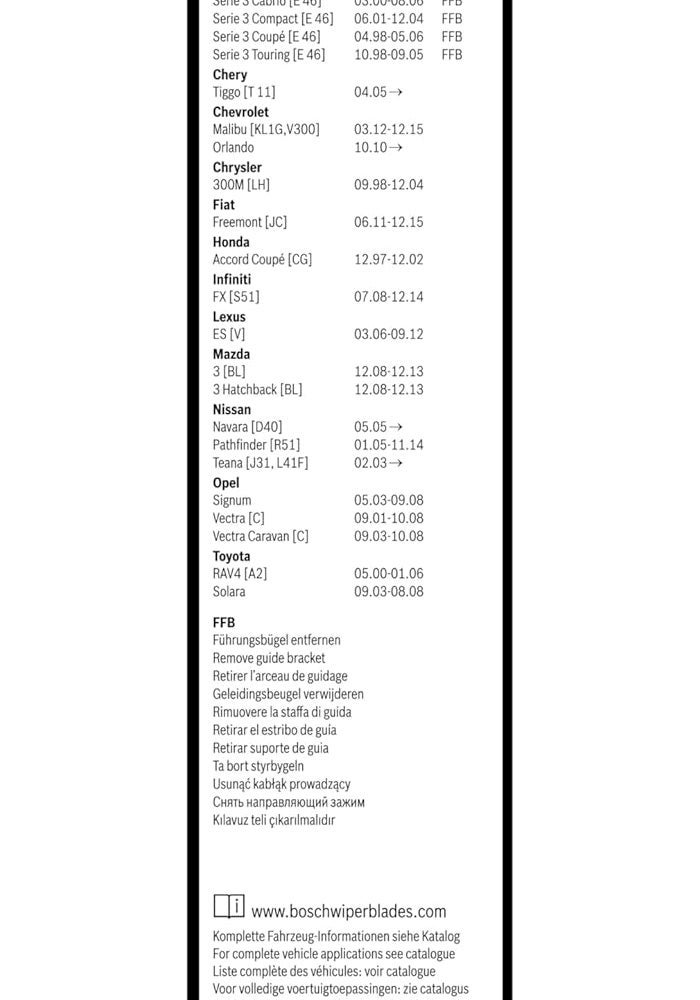 Bosch Aerotwin Wiper Blade Set AR607S - 600mm/475mm - Image 3