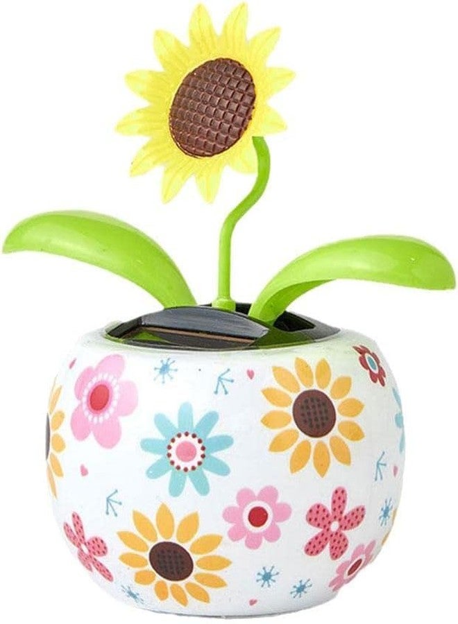 baolaili Sunflower Solar Dancing Solar Toys Solar Dancing Flower,Solar Powered Swinging Animated Dancer Toy Car Decoration for Car Dashboard Office Desk Dancer Toy - Image 1