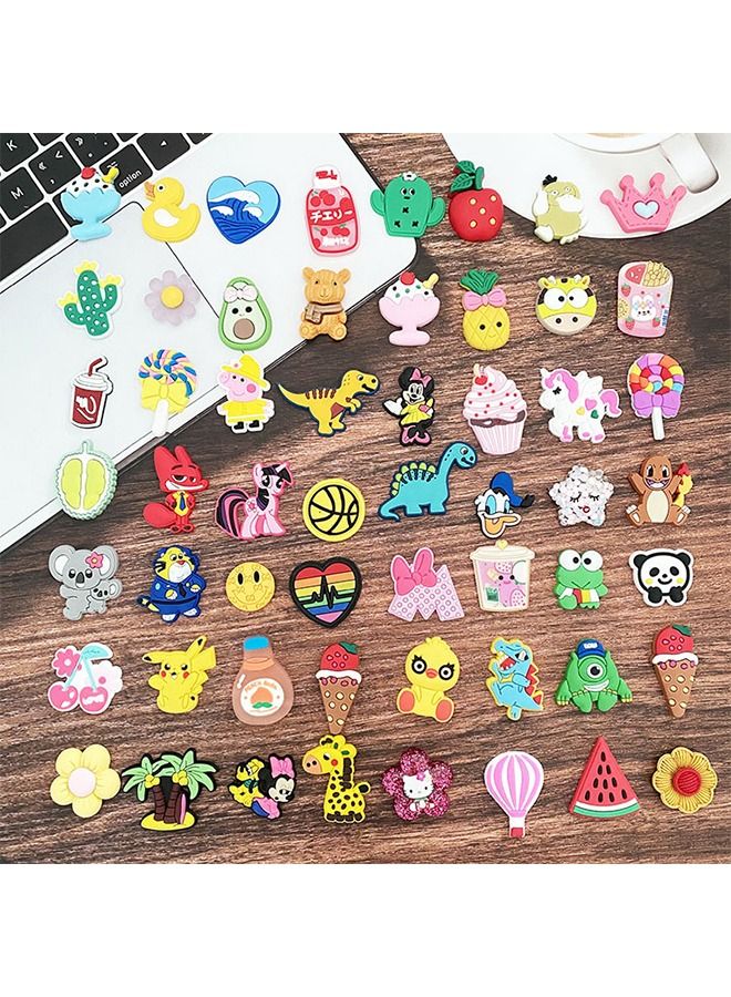 مختلف التماسيح الديكور، 100 جهاز كمبيوتر شخصى مزيج أنماط فريدة من نوعها، PVC التماسيح الديكور، نمط عشوائي التماسيح الديكور مناسبة للجميع - Image 2