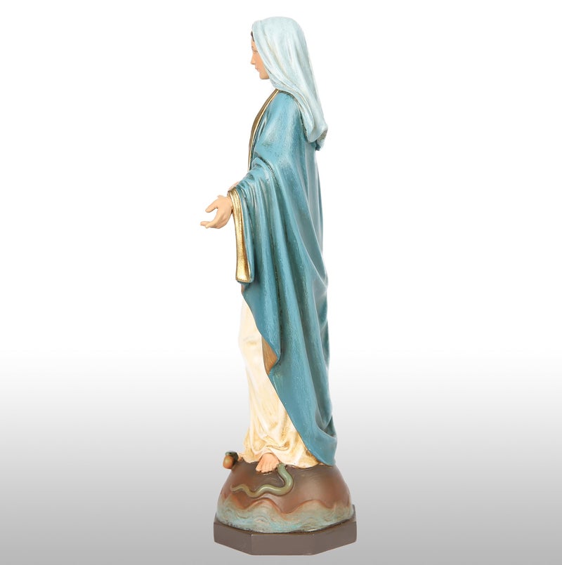 BC BUILDCLASSIC BC Catholic Our Lady of Grace Statue  Holy Mother Figure  Religious Gfit of Home decor  7 inch H  Hand Painted by Buildclassic (Elegant) - Image 5