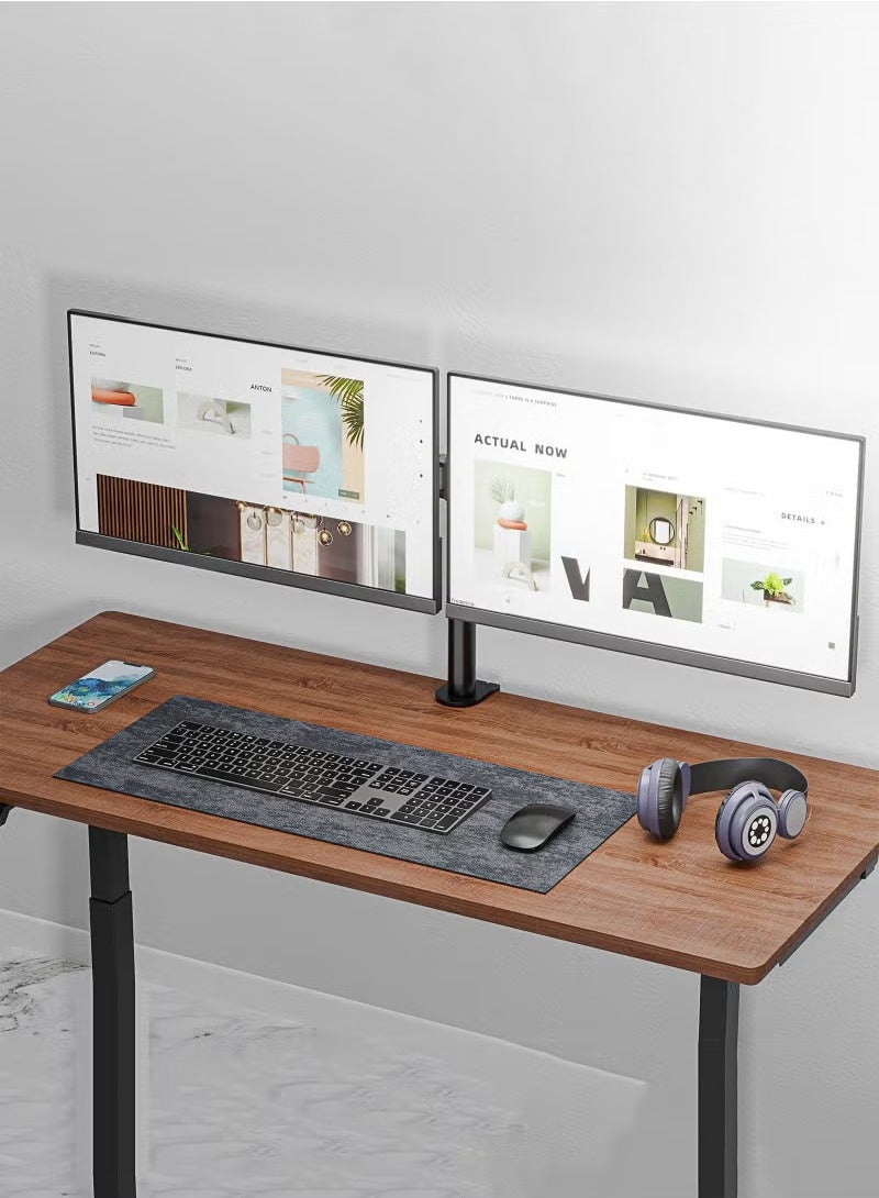 XiuWoo Monitor Mount Stand Dual LCD LED Monitor Arm for Desk Heavy Duty Gaming Monitor Stand Fully Adjustable Arms Hold 2 Screens up to 30 inches - Image 2