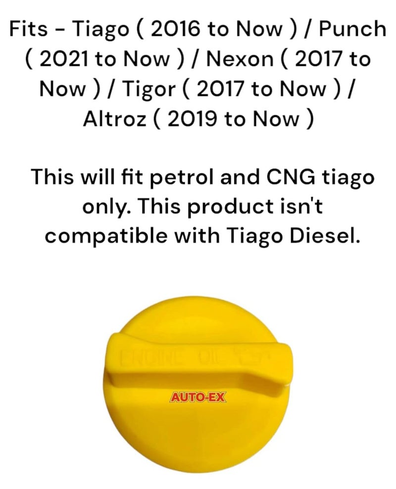Auto-Ex Engine Oil Cap Compatible/Replacement For Tiago/Punch/Nexon/Tigor/Altroz - Image 2