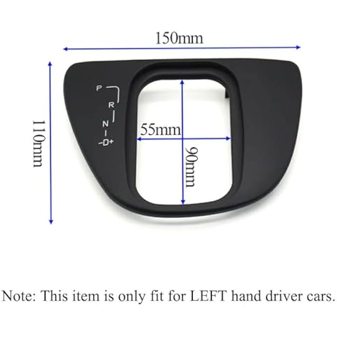 rayihni Automatic Gear Box Shift Cover Interior Gear Lever Baffle Accessories Replacement Compatible with Mercedes Benz Vito Viano W636 W639 6392600073 20102015 - Image 2