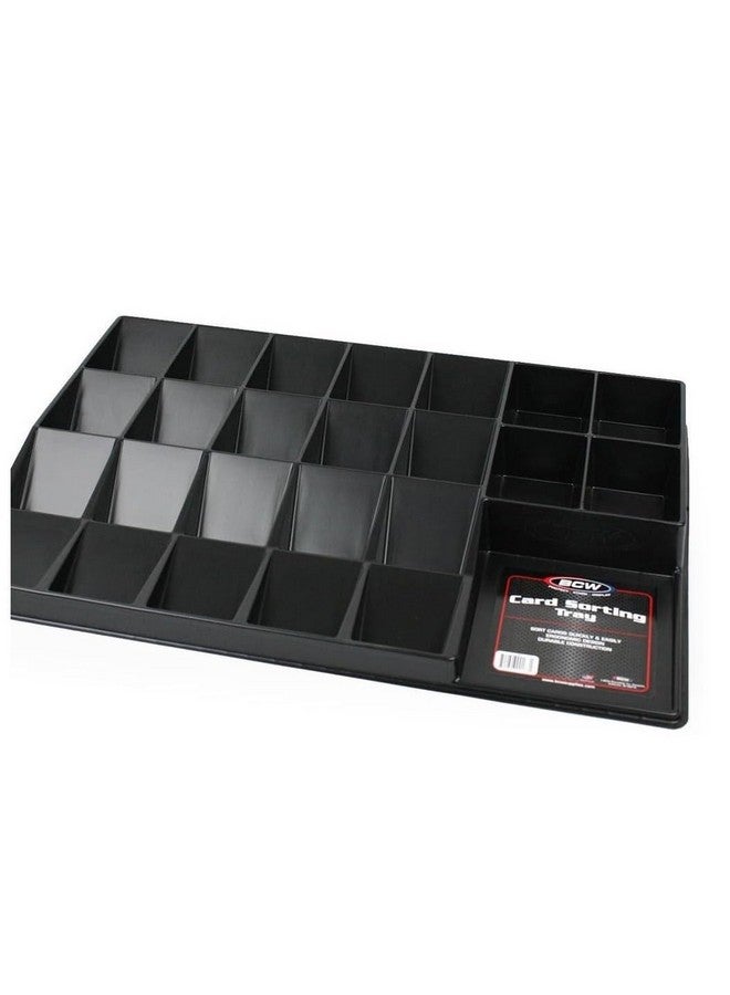 BCW Basic Trading Card Sorting Tray - 1ct | 24-Cell Organizer Display Case & Card Storage | Perfect for Sorting, Displaying, and Storing TCG & Gaming Cards Collections - Image 1