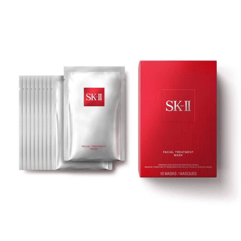 SK-II Facial Masks - Brightening Face Mask Sheets to Help Improve Tone, Texture & Radiance - Anti-Aging Treatment for Replenished Moisture & Visibly Healthier Skin (10 Count) - Image 1