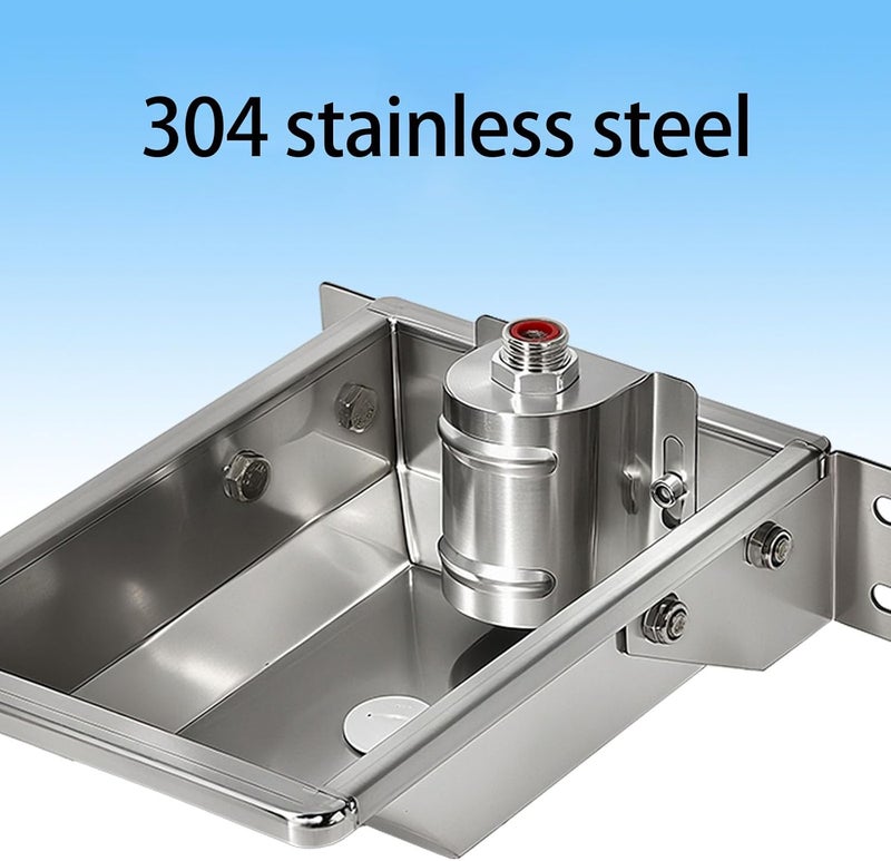 Large Capacity Waterer Automatic for Cow Horse Stainless Steel Switching Outdoor Animal Waterer - Image 3