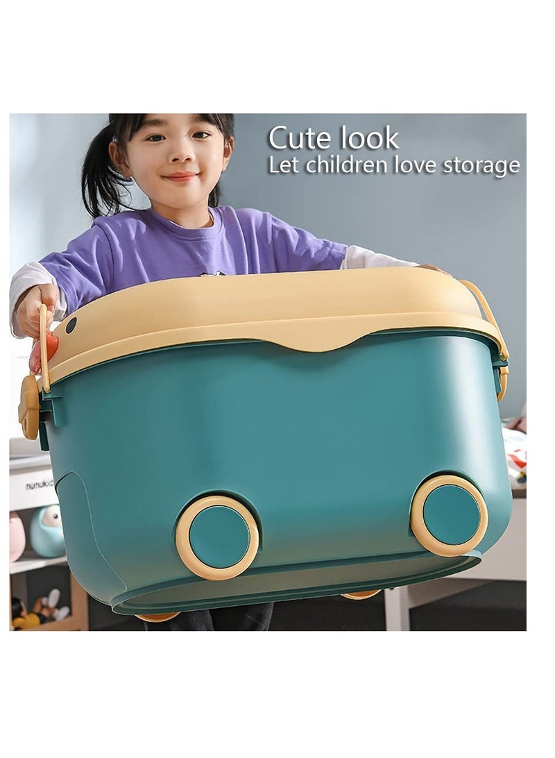 Generic Children's Toy Storage Box Cute Snack Clothes Storage Box Blue  - Image 5
