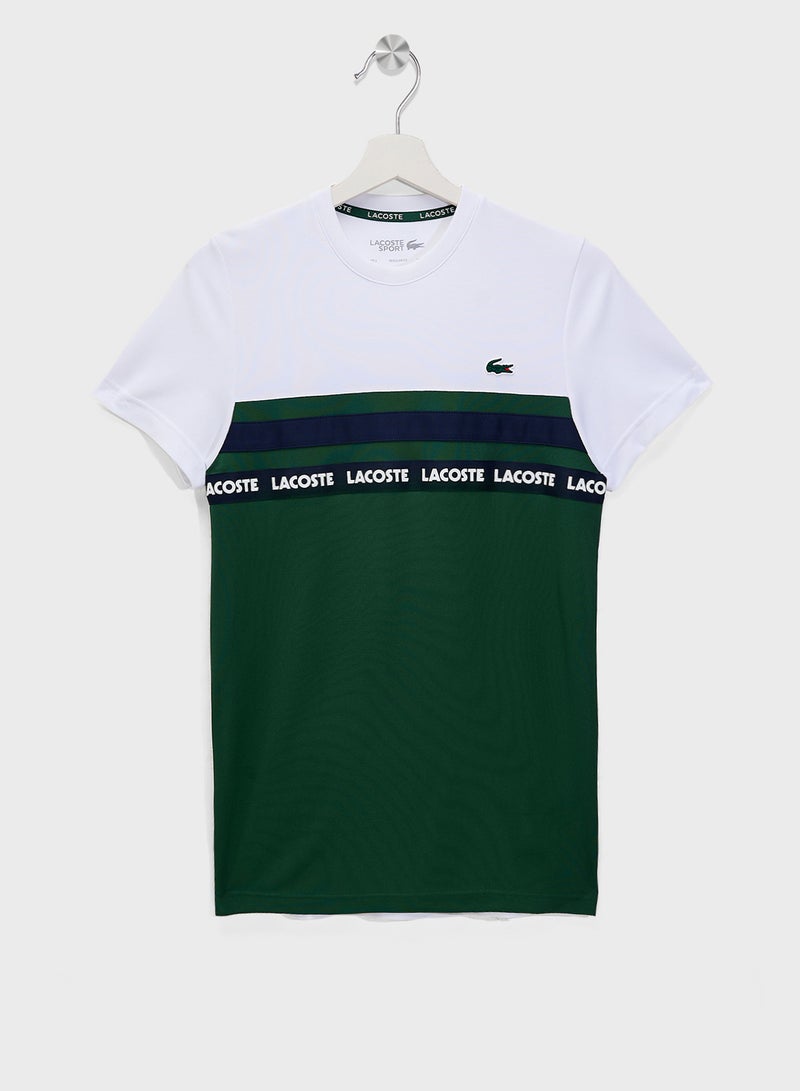 LACOSTE Logo Crew Neck Short Sleeve T-Shirt - Image 1