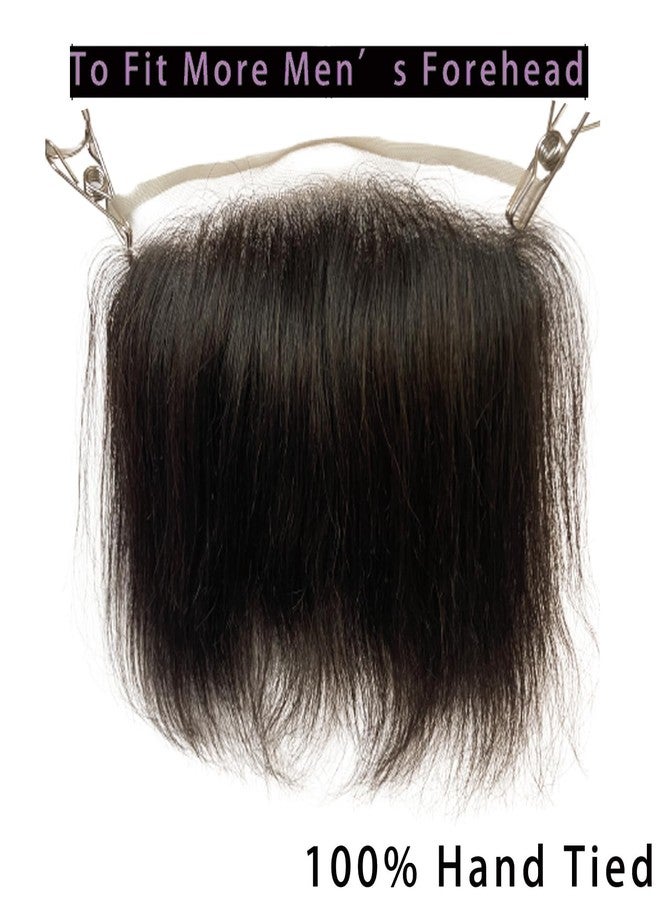 EUPHORIA® ELITELACE Invisible Hairline Patch for Men - Real Brown, 100% Natural Human Hair, Ultra-Fine Swiss Lace Front Wig, Handcrafted for Seamless Receding Hairline Coverage - Image 5