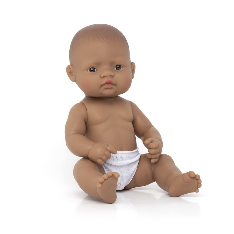Miniland Educational - 12.63'' Anatomically Correct Newborn Baby Doll, Hispanic Boy - Image 1