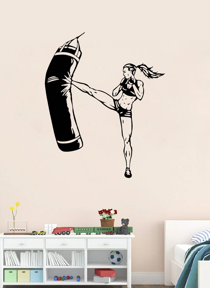 Spoil Your Wall Kickboxing Bag Wall Decal - Wall Arts Home Décor - Wall Sticker, 50x70 cm by Spoil Your Wall  - Image 1