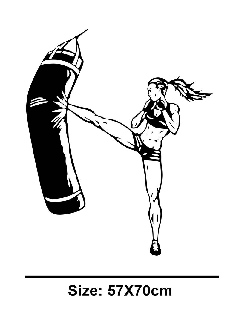 Spoil Your Wall Kickboxing Bag Wall Decal - Wall Arts Home Décor - Wall Sticker, 50x70 cm by Spoil Your Wall  - Image 3