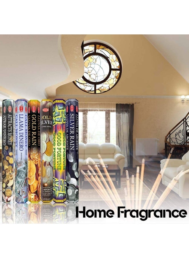 HEM Assorted Hexa Combo Incense Sticks (6 Money Drawing Scents) - Image 5