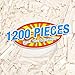 MANNIDOO 1200 Pieces Flat Pieces 9 Sizes Classic Moc Parts and Pieces Tiles Expansion Set  Compatible with All Major Brands Building Bricks Bulks for Smooth Surface White - Image 2