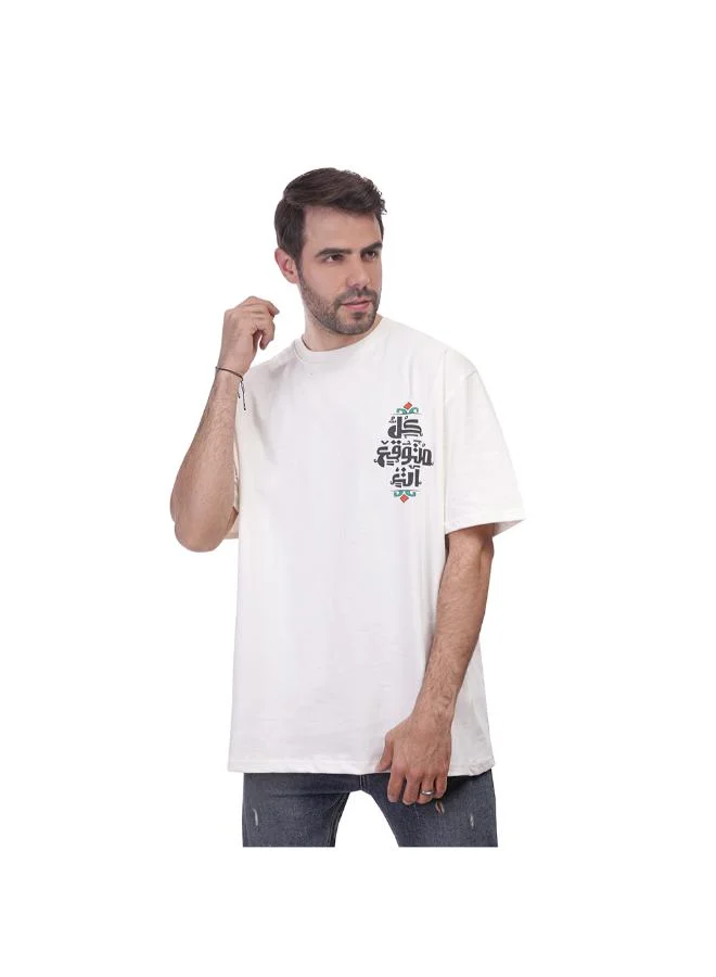 Coup Coup Men Printed Heavy T-Shirt 1000730 M - White