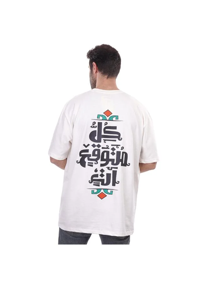 Coup Coup Men Printed Heavy T-Shirt 1000730 M - White