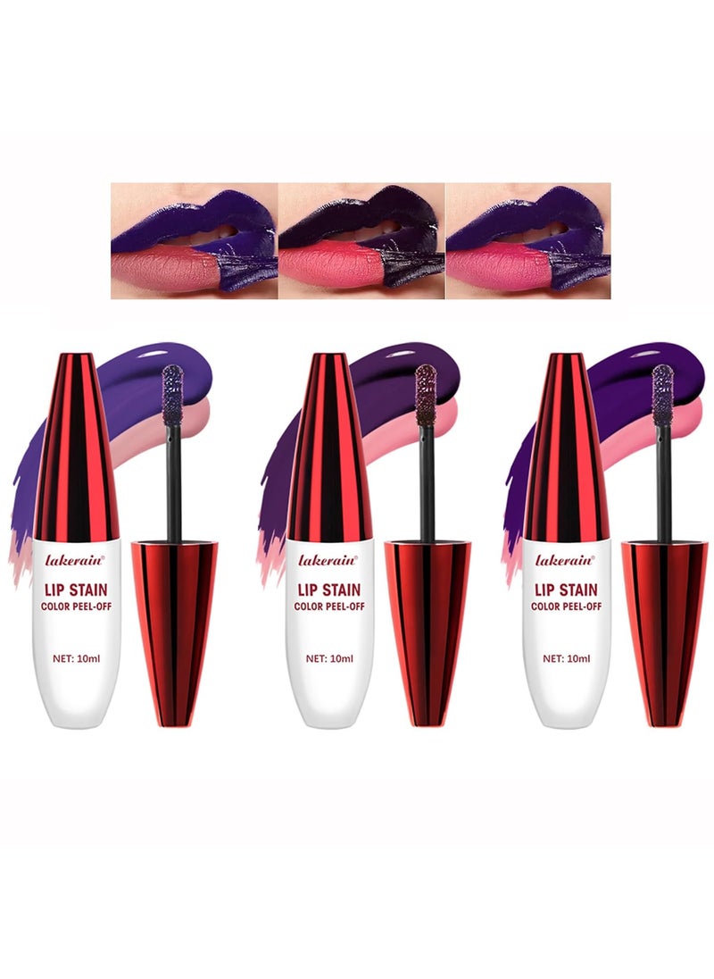 Petansy - Lip Liner Stain Peel Off Lip Tint Tattoo Long Lasting Waterproof Nourishing Lip Liner Matte Finish Lip Stain Moisturizing Lipstick Set - Image 1