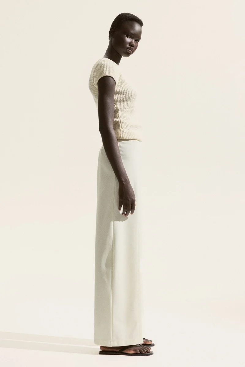 اتش اند ام بنطلون بقصّة عريضة