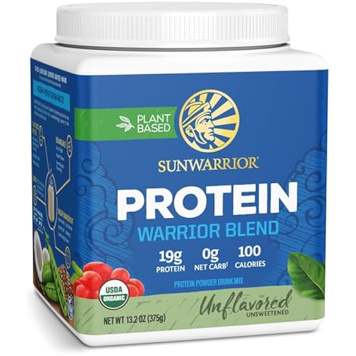Sunwarrior Organic Warrior Blend Natural, 375 GR - Image 1