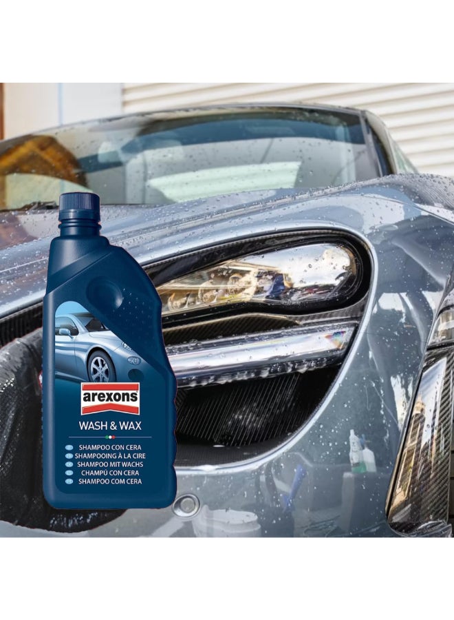 AREXONS Wash & Wax Self-Drying Car Wax Shampoo 1 L 31013 - Image 5