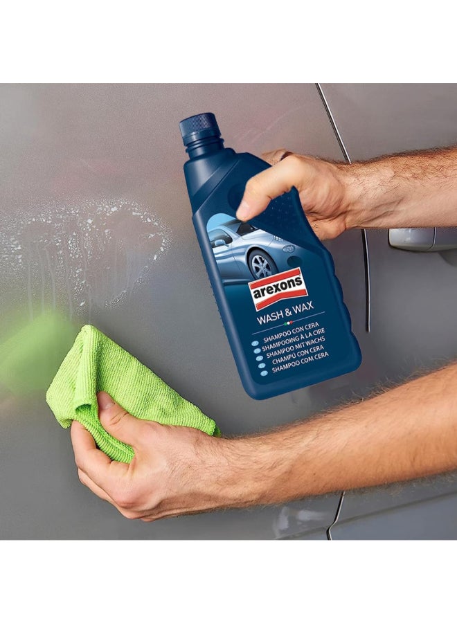 AREXONS Wash & Wax Self-Drying Car Wax Shampoo 1 L 31013 - Image 2
