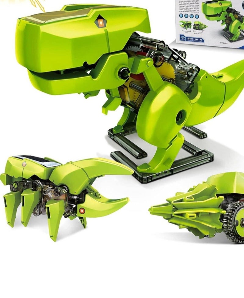 MAGIC VAULT Robot Dinosaur Toys, 3-in-1 Solar Robot Kit, STEM Projects for Kids Ages 8-12, Building Games Robot Toys for 8 9 10 11 12 Year Old Boys Girls - Image 1