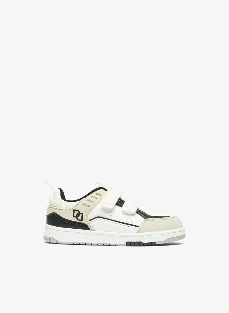 DUCHINI Boys Mister Colourblock Sneakers with Hook and Loop Closure